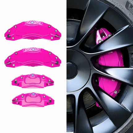 For Tesla Model 3 highland 2024 4Pcs Brake Caliper Cover Fit 18 19 Inch Wheel Hub Car Modification Decoration Accessories
