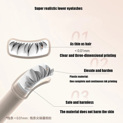 DEZONE Double Head Eyelash Stamp Waterproof Sweatproof Original Products Set And Non Smudging Liquid Eyeliner