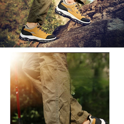 New Men's 38-48 Large Outdoor Hiking, Mountaineering, Camping, Running, Jogging Shoes, Waterproof and Anti-slip Fashion Shoes