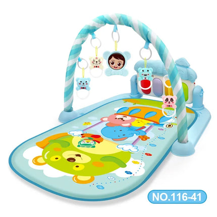 Multifunctional Baby Activity Gym Play Mat Musical Rack Kid Infant Fitness Frame Educational Crawling Carpet Toy Children Gift