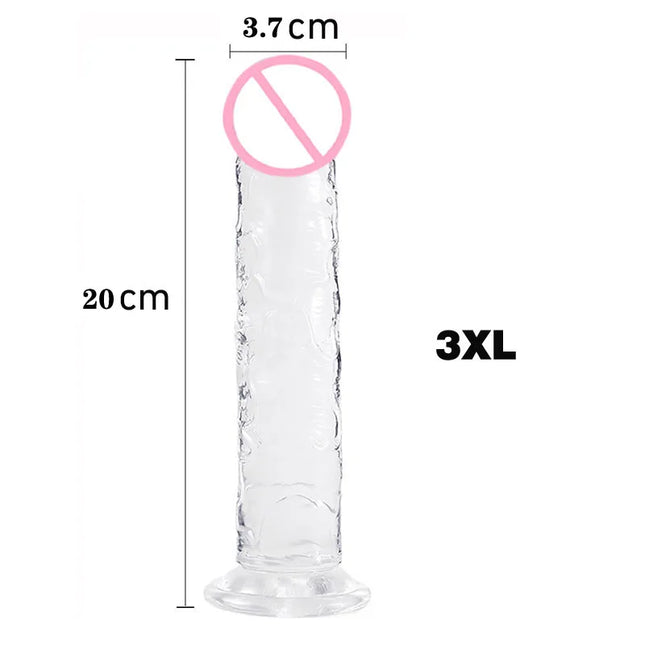 New Realistic Dildos Erotic Jelly Dildo Artificial Penis G-spot Simulation Large penis Anus Anal plug Female penis masturbation