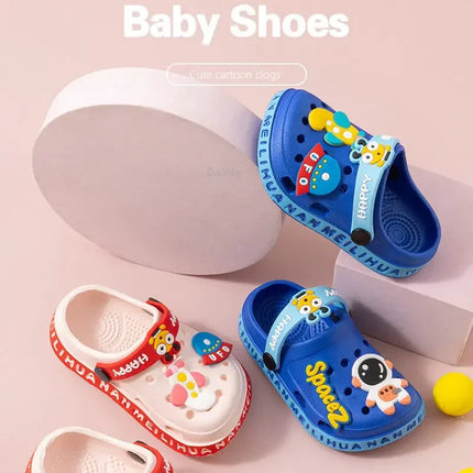 New Children Kids Baby Boys Girls Mules Clogs Summer Soft Sole Garden Beach Slippers Sandals Cave Hole Baby Shoes for Boys Girls