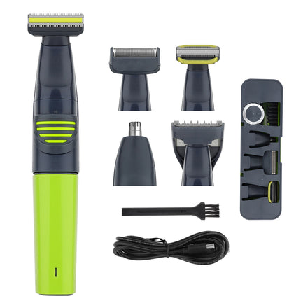 HIENA 3 In 1 Hair Clipper Portable Cordless Hair Beard Shavers For Men Electric Nose Hair Beard Shaving Razor Set Hair Cutters