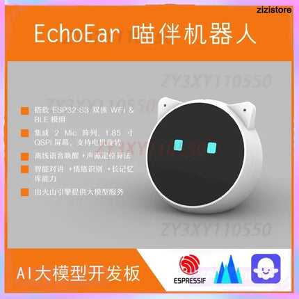 Echoear Meow Companion Desktop Intelligent Ai Chat Robot Bean Bag Voice Dialogue Toy Finished Holiday Gift