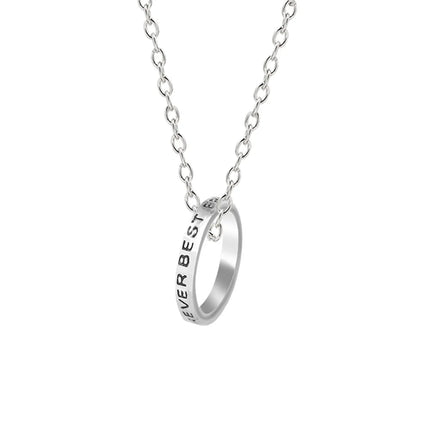 3 Pcs/Set Best Friends Forever Necklaces Round Simple Pendant Necklace For Girls Women Sisters BFF Friendship Jewelry Gift 2025