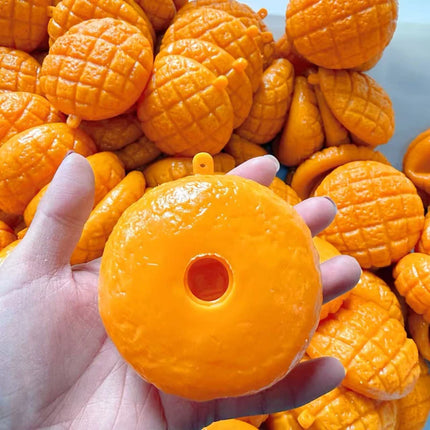 Moldable Pineapple Bun Squishy Stress Ball Bounce Squeeze Asmr Sensory Fidget Toy Anti-stress Relief For Adults Kids