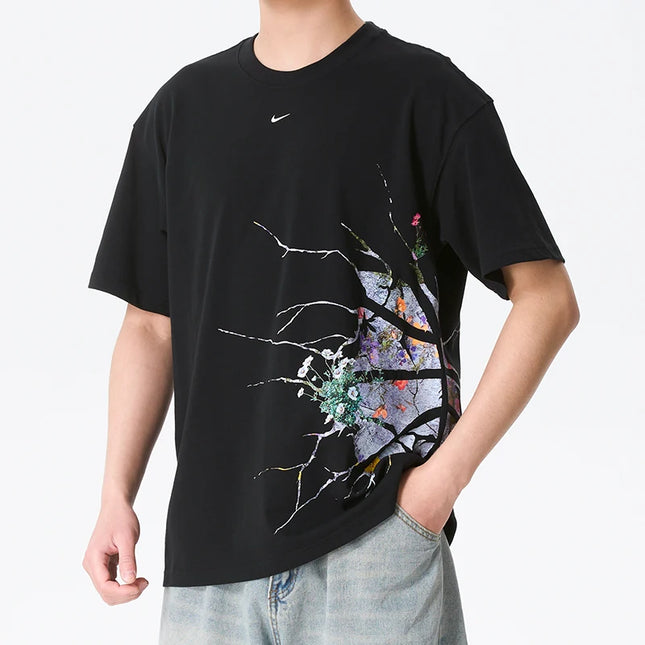 Nike T-Shirt Men's Sportswear Running Fitness Training Comfortable Breathable Casual Wear Round Neck Short Sleeve Ii0680-010