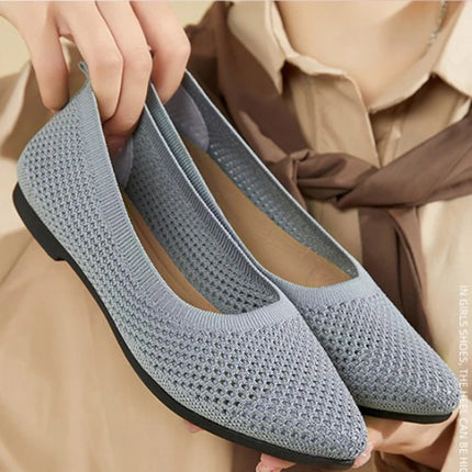 2025 Spring Breathable Mesh Flats Shoes for Women Comfortable Slip on Casual Shoes Woman Lightweight Soft Bottom Loafers