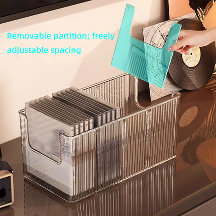 CD disc rack desktop disc black vinyl record magnetic tape display storage rack collection storage album storage box