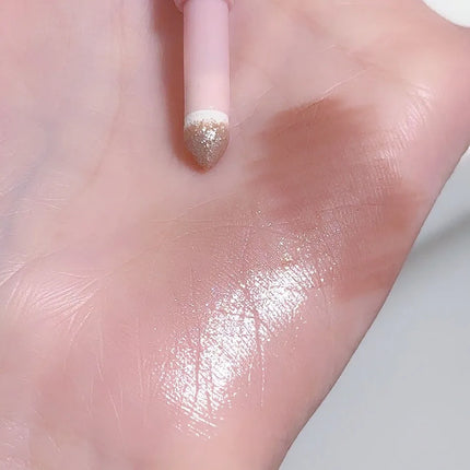 Double Head Lying Silkworm Pen Waterproof Lasting Matte Pearl Fine Brightening Shadow Pen Under Eyelid Outline Eyeshadow Pencil