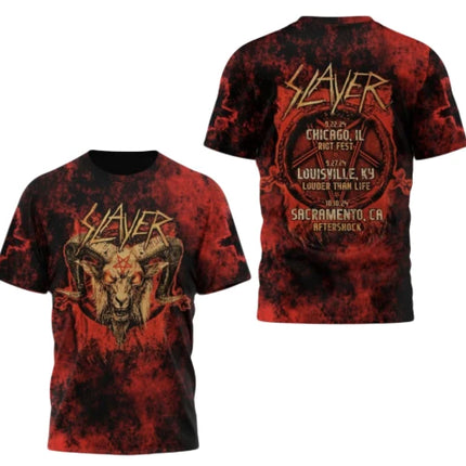 New Slayer Torrent Metal Band 3D Print Men/Women Hip Hop Boys T shirt Fashion O-Neck Short Sleeve Tee Top Trend Man Clothing