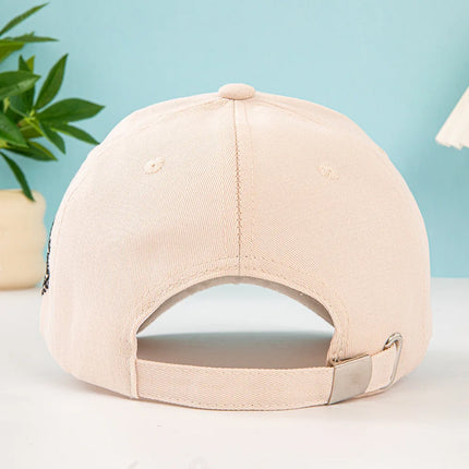 Men's baseball cap, outdoor adjustable sun protection casual cap suitable for spring and autumn travel, tourism and vacation