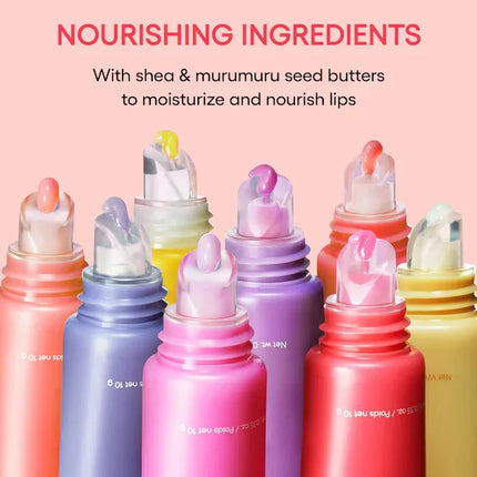 Brand Lip Gloss Donut Lip Balm Lightweight Hydrating Nourishing Repairing Improve Lines Dryness Create Naturally Plump Lips