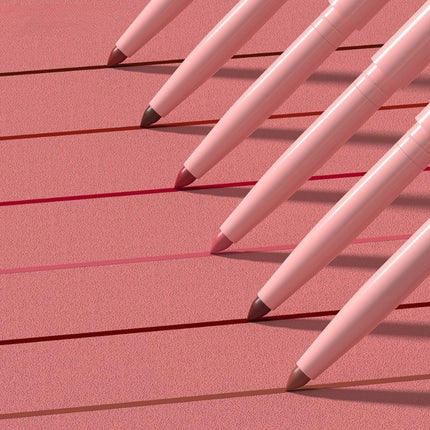 6pcs Lip Liner Pen Set Long-Lasting, Waterproof Sweatproof, Easy Coloring Non-fading Color Rendering Lip Gloss Set Beauty Makeup