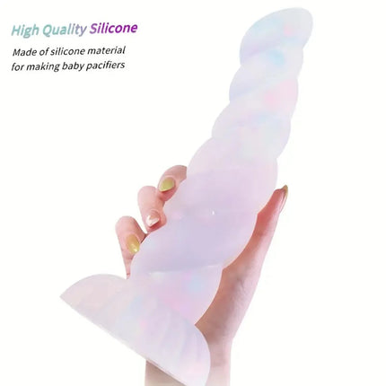 NEW Luminous Anal Plug Female Masturbator Expansion Anal Dildos for Women Soft Silicone Butt Plug Gay Sex Toys Prostate Massager