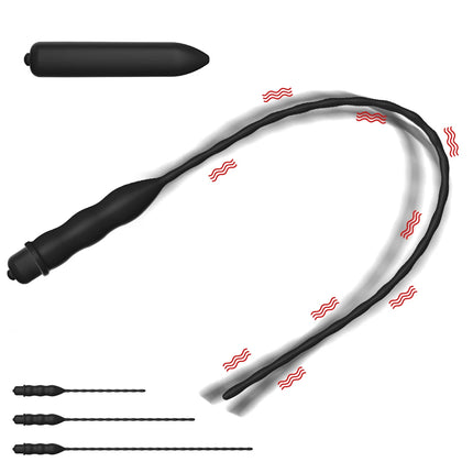 10 Frequency Urethral Vibrator Horse Eye Stimulator Sounding Penis Plug Insert Catheter Expander Male Masturbator Sex Toys