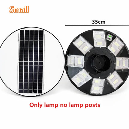 Solar Powered Outdoor Yard Light UFO Solar Charging Courtyard light Automatic On/Off from Dawn to Dusk source With Motion Sensor