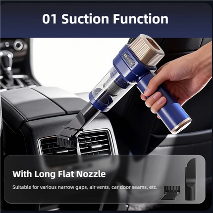 TINSOL 22000PA 3-in-1 Car Vacuum Cleaner Portable Handheld Car Cleaner Strong Suction Mini Wireless Handheld Vacuum Cleaner