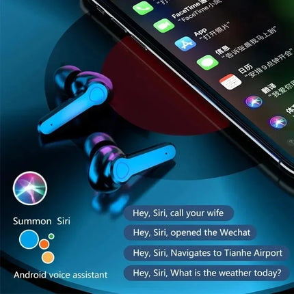 M19 Bluetooth Headset Wireless Tws Gaming Support Noise-cancelling Touch In-ear Mini Emergency Power Bank Headset Earphones