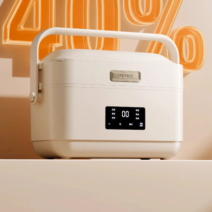 Electric heating lunch box a bento box for office workers It can be heated and kept warm and it's a portable kitchen