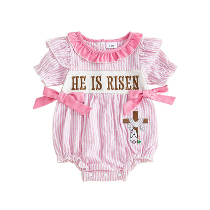 Baby Toddler Girl Bowknot Romper Doll Collar Sleeveless Bodysuit Cute Summer Infant Clothes 2026 New