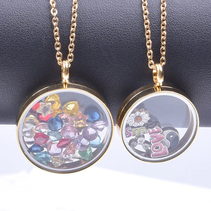 High Fashion Twist Locket Pendant Necklaces For Women Men Jewelry Memory Photo Floating Charm DIY Stainless Steel Lockets Gift