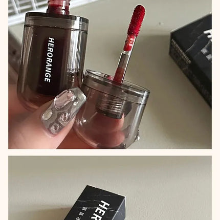 HERORANGEHR564 Enveloping Ice Night Mirror Lip Glaze Moisturizing and Moisturizing Lip Film Forming Quickly