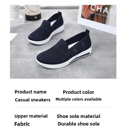 Spring New Women's Sports Shoes, Fashionable, Breathable, Lightweight, Non-slip, Wear-resistant, Casual Sports Shoes, Flat Shoes