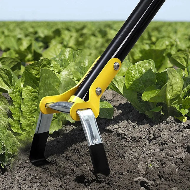Scuffle Garden Hula Hoes for Weeding Gardening Weeding Stirrup Hoe Tools for Garden Hula-Ho Loop Hoe Gardening Weeder Cultivator