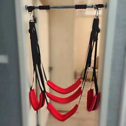 Sex Swing for Couples – BDSM Furniture, Hanging Design with Secure Restraints, Adult Toy to Boost Private Bondage Sensual Fun