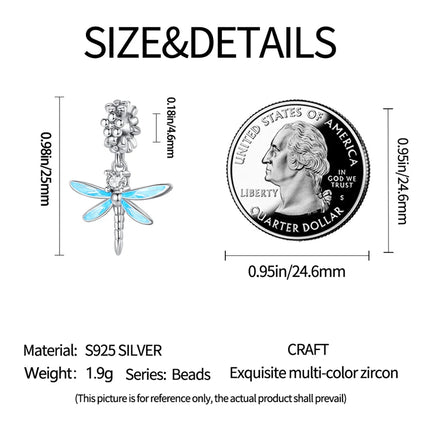 Orstarry Charm Silver 925 Beads Blue Series Fit Bracelet Charms DIY Original Fashion Pendants For Women Jewelry Trendy Gifts