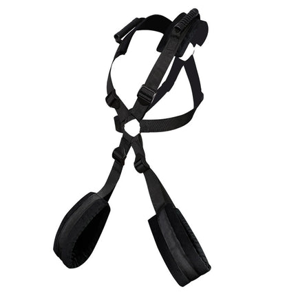BDSM Sex Swing Set with Bondage Love Slings for Couples Adjustable Strap Adult Sex Toy Soft Plush Padding Mat Sex Restraints Toy