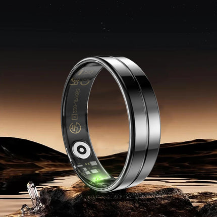 Qring R11 LED Display Ring Ladies Men's Stainless-steel Rings Oxygen Saturation Electronic Praise Heart Rate Waterproof 2025 New