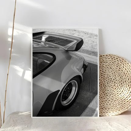 Black and White Luxury Car Vehicle Poster Modern and Elegant Wall Stickers for Home Decor Living Room Dormitory Wall Art