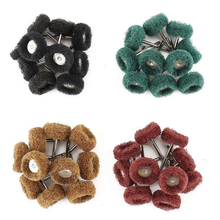 200/100/50PCS Dental Polishing Brush Double Layer Polish Wheel Teeth Polisher Rubber Nylon Alumina Odontologia Rotating Tool