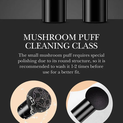 Air Cushion CC Cream Mushroom Head Foundation Moisturizing Long Lasting Face Comestics Natural Brighten Face Base Tone Make Up