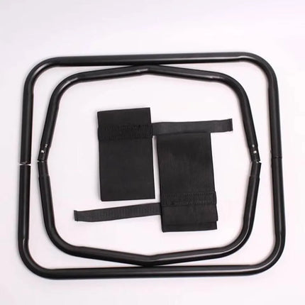 Adjustable Removable Bounce Weightless Stool Bedroom Chair With Inflatable Pillow Folding Metal Frame Furniture Portable Travel