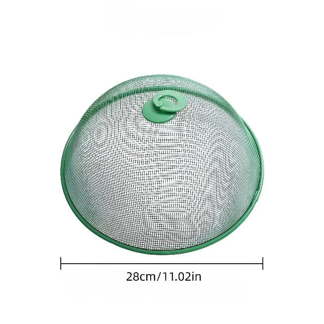 Mesh Food Cover Protective Round Shape Dish Lid Household Anti-Flying Vegetable Fruit Display Holder For Outdoors
