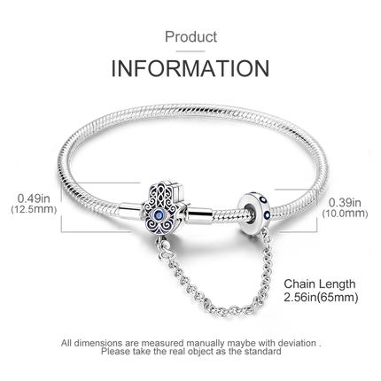 925 Sterling Silver Bracelets 17-20CM Original Leaf Clover Butterfly Heart Bracelet Fit DIY Charms Beads Fashion Women Jewelry