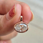 Pendant-Rose Gold / 2carat 7x9mm