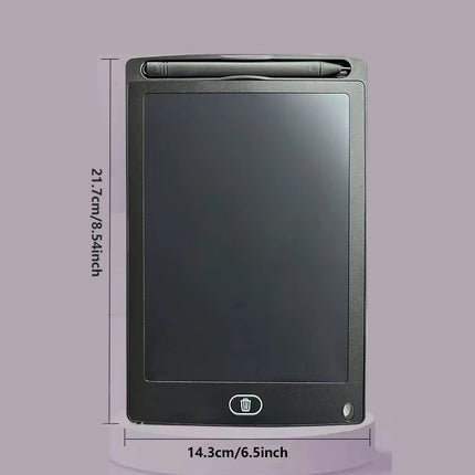 Multi-Size LCD Writing Tablet for Kids 6.5/8.5/10/12 Inch- Reusable Drawing Board, Eye Protection, Lock & Erase Educational Gift