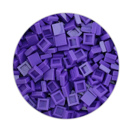 200/330/660pcs MOC Pixel Particles Plate Smooth 1x1 DIY Building Blocks Flat Square Bricks Halloween Christmas Children Toy 3070