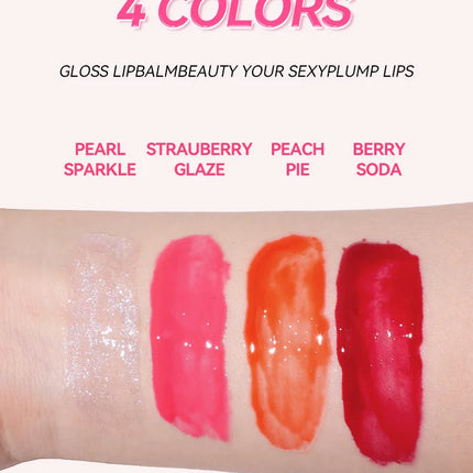 Fruit-flavored Enhancing Complexion Lip Serum, Hydrates and Moisturizes, Does Not Stick To The Cup, Convenient for Daily Use
