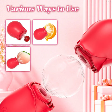 Clit Sucker Vibrator for Women Sucking Clitoris Stimulator with Thrusting Egg Female Masturbation Adult Goods Sex Toys for Women