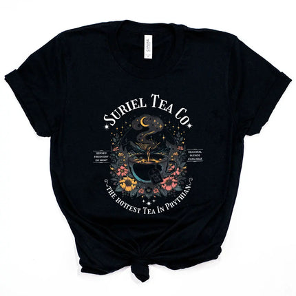 Suriel Tea Co Shirt ACOTAR Suriel Tea T-Shirt Velaris Sarah J Maas Tees A Court of Thorns and Roses SJM Merch Book Lover Gift