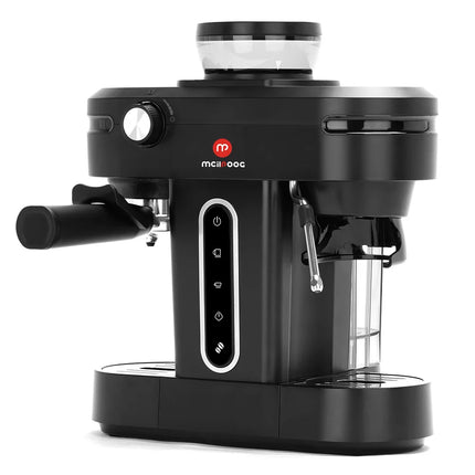 Mcilpoog AC510 19Bar Semi Automatic Coffee Espresso Machine With Grinder & Steam Wand Espresso Maker