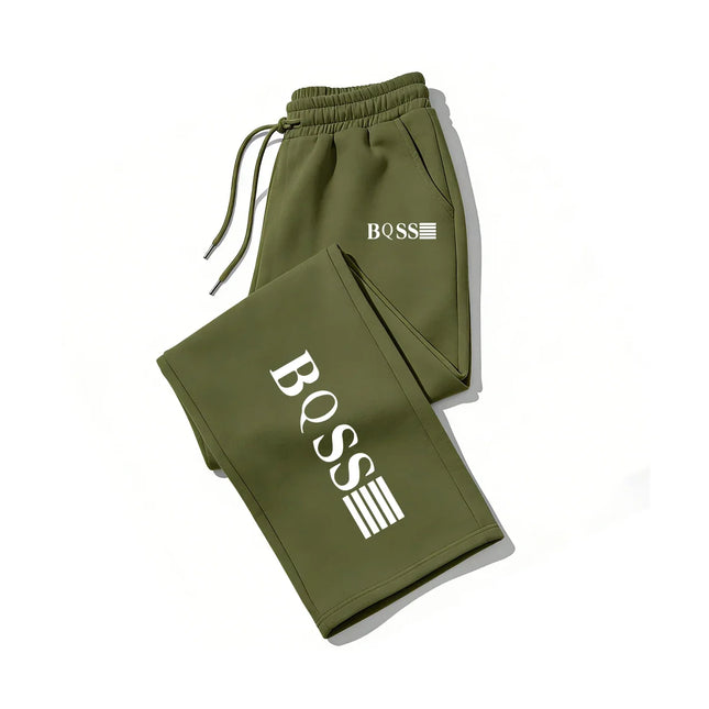 BQSS Printed Joggers Pants for Men and Women High Quality Breathable Sweatpants for Running Casual Loose Sweatpants