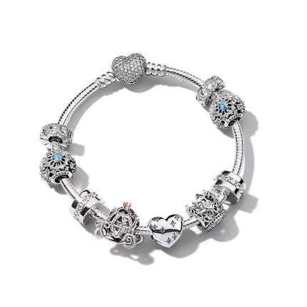 NEW 100% S925 pure silver Spider Man snake bone bracelet, suitable for original DlY bracelet, women's fashionable jewelry gift