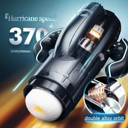 Bermuda Masturbator Powerful Vacuum Sucking Blowjob High-Speed Piston Telescopic Heating Male Masturbation Cup Sex Toys for Men