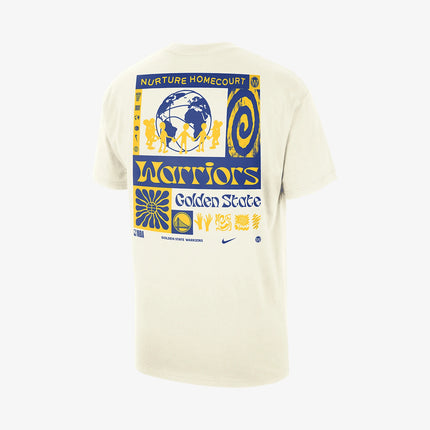 Nike Official Genuine New Golden State Warriors Men's Loose Fit Sporty Fashion T-Shirt FV9266-901